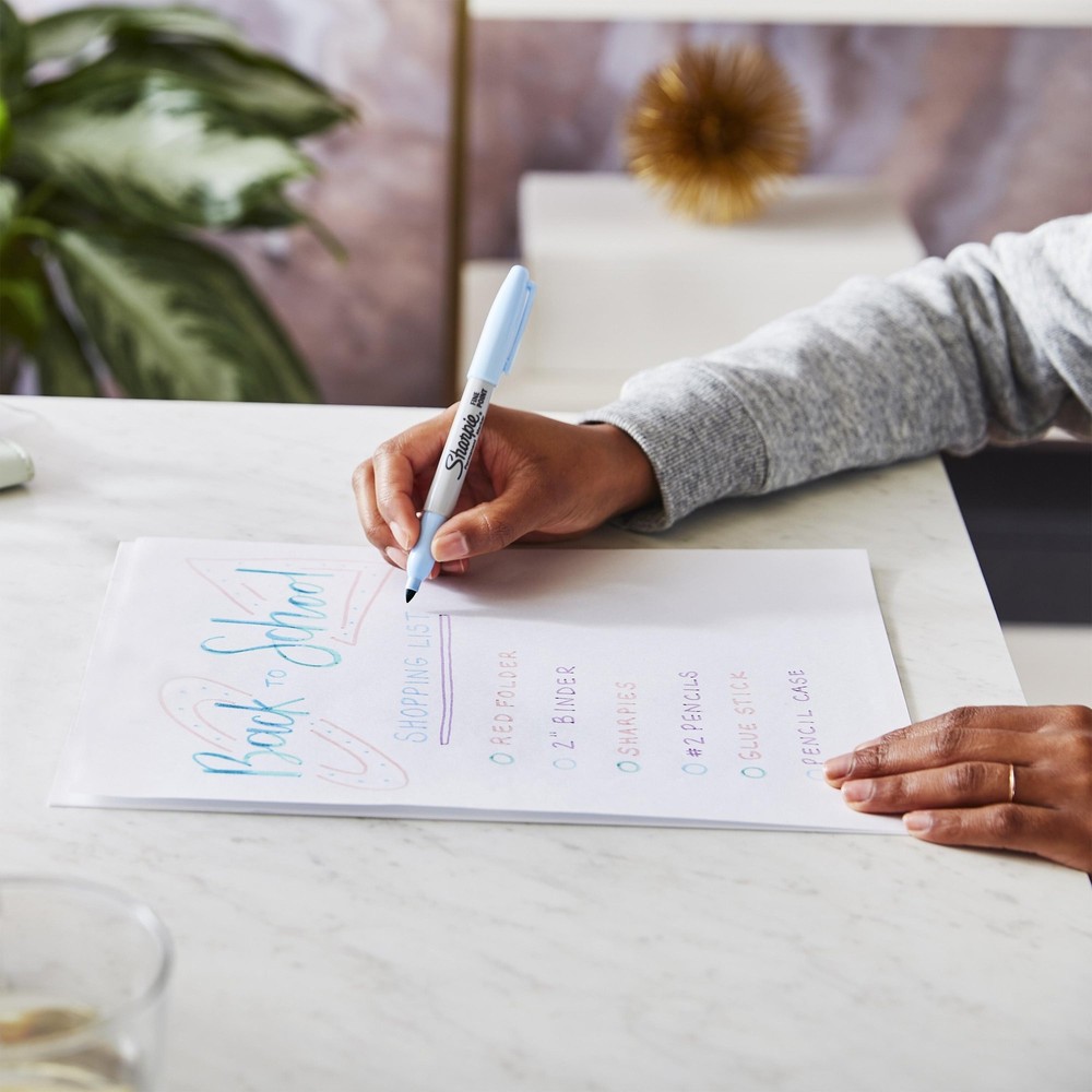 Sharpie Permanent Markers, Fine Point, Assorted, 21 Count