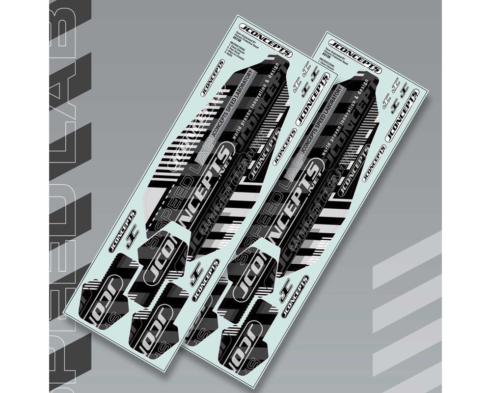 JConcepts RC10B7 Precut Chassis Protective Sheets (2) [JCO5158]