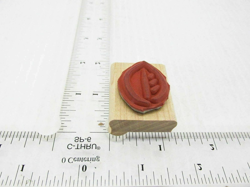 Nut Leaf Rubber Stamp - Stamp Set C78