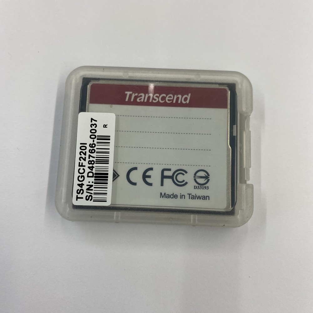 4GB Transcend Industrial CF CompactFlash memory CF220I