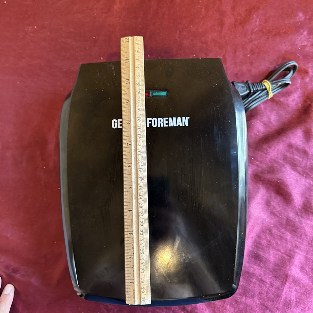 George Foreman Grilling Machine GR320FB Black Works