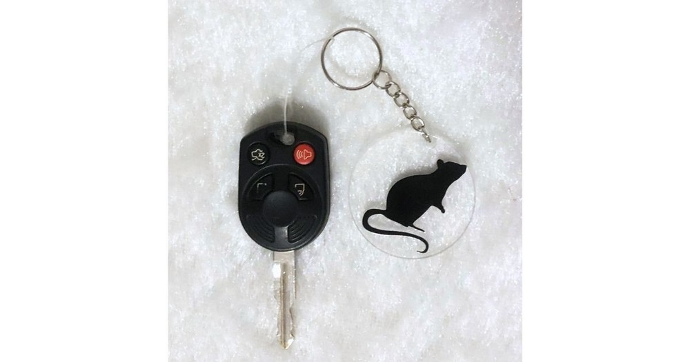 Delightful Rat Keychains