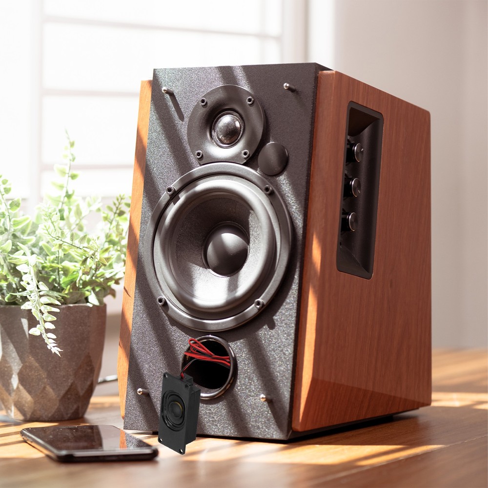 2 Pcs 3 Watt 8 Ohm Single Mini Speaker with Terminal Wire