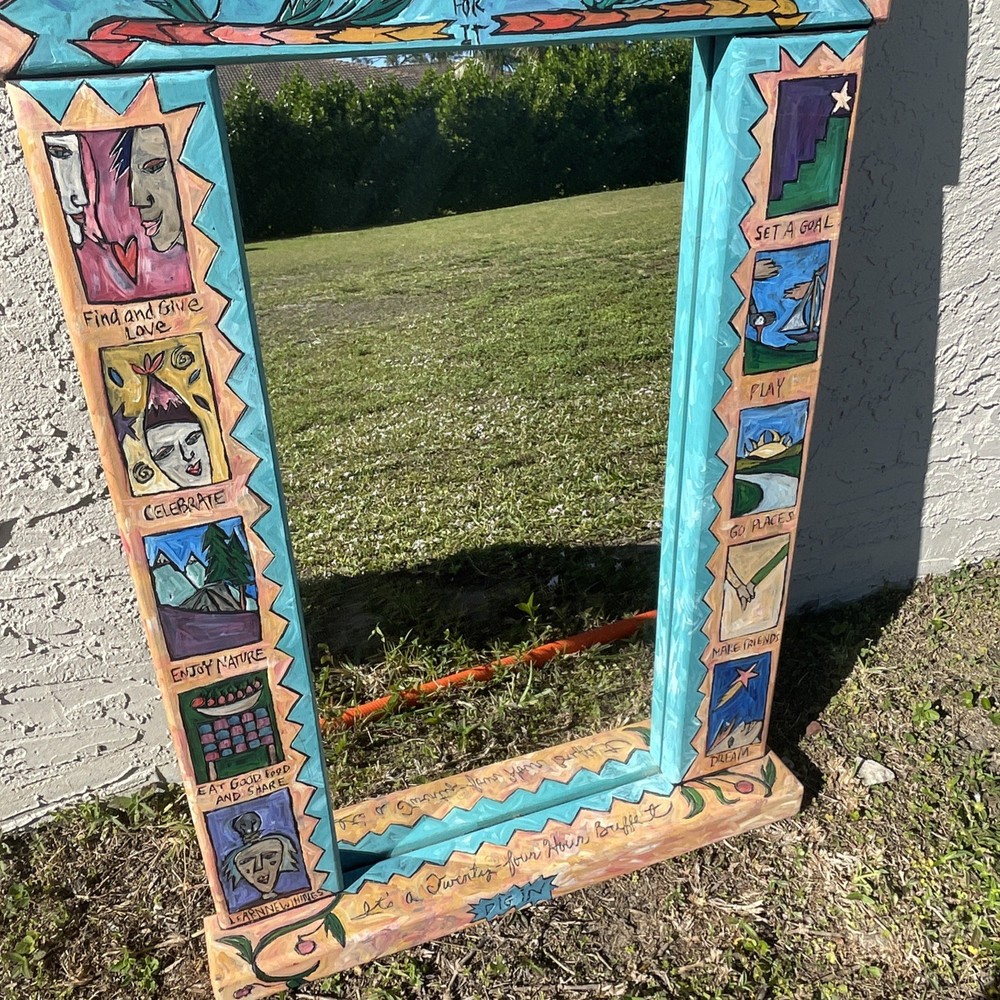 Sticks 1995 Mirror 24” X 41”