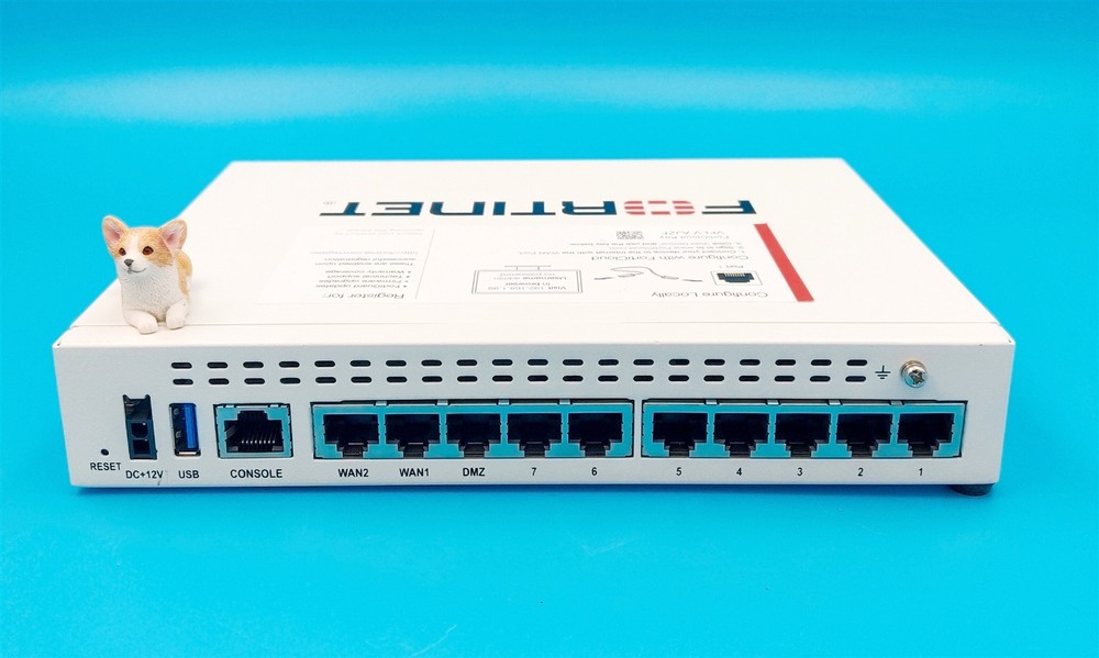 FORTIGATE-60E FG-60E FORTINET NETWORK SECURITY FIREWALL *NO POWER CORD*