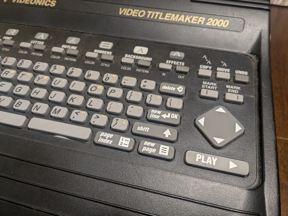 Videonics Video Titlemaker 2000 NTSC - As-Is