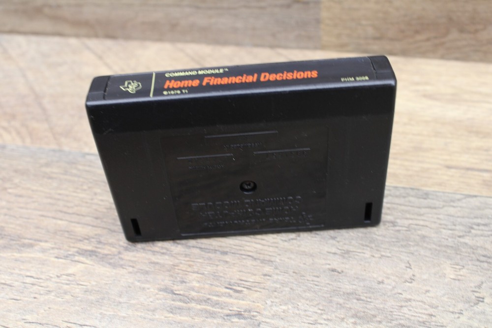 Texas Instruments TI Computer Command Module Home Financial Decisions Display