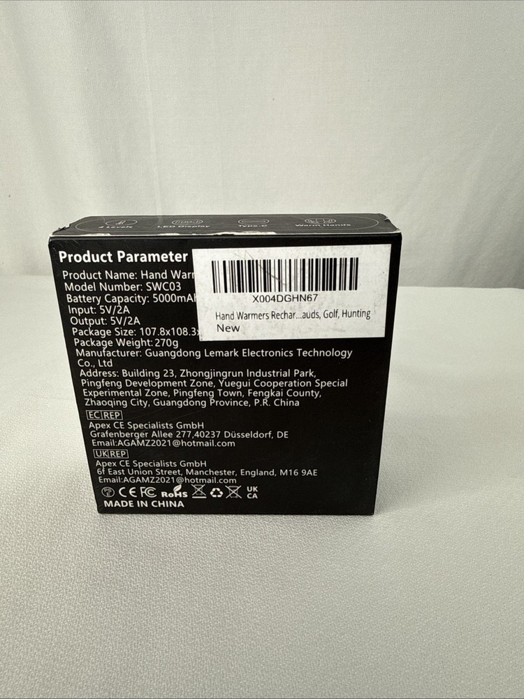 rechargeable hand warmer 10000mah