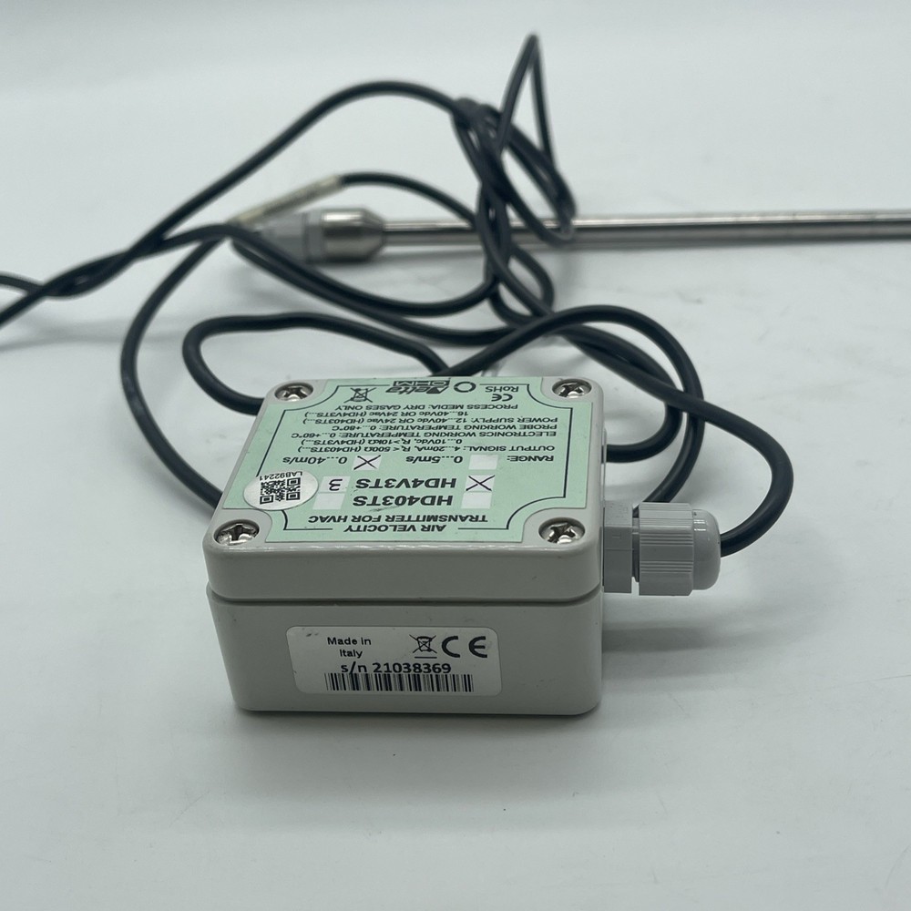 DELTA OHM HD4V3TS AIR VELOCITY TRANSMITTER(1052)