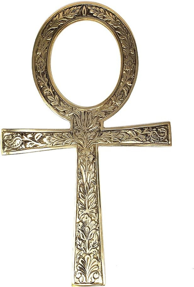 Solid Brass Ankh 9.75 Perfect for Your Altar Wall Décor Gift Giving