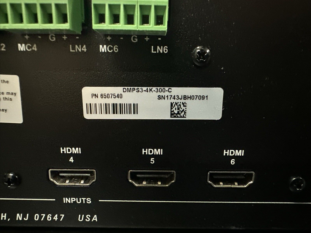 Creston DMPS3-4K-300-C 3-Series