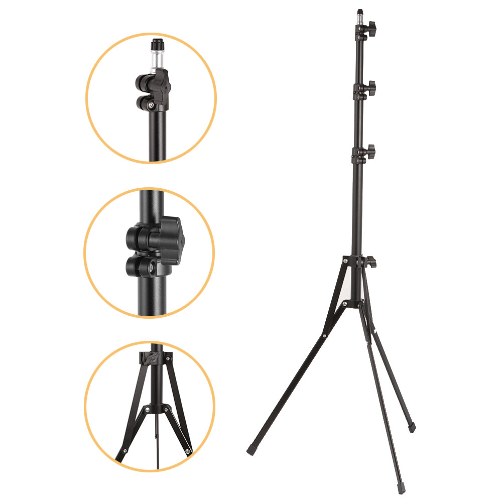 2M Adjustable Folding light Holder Tripod for Studio Photo Flash LED Video Light