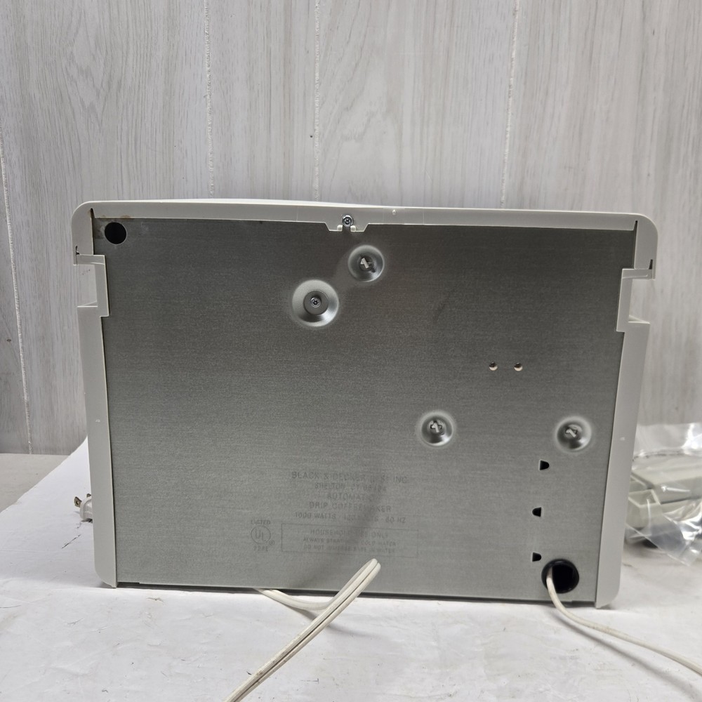 Black & Decker Spacemaker Drip Coffee Maker SDC2B Preowned Vtg Tested