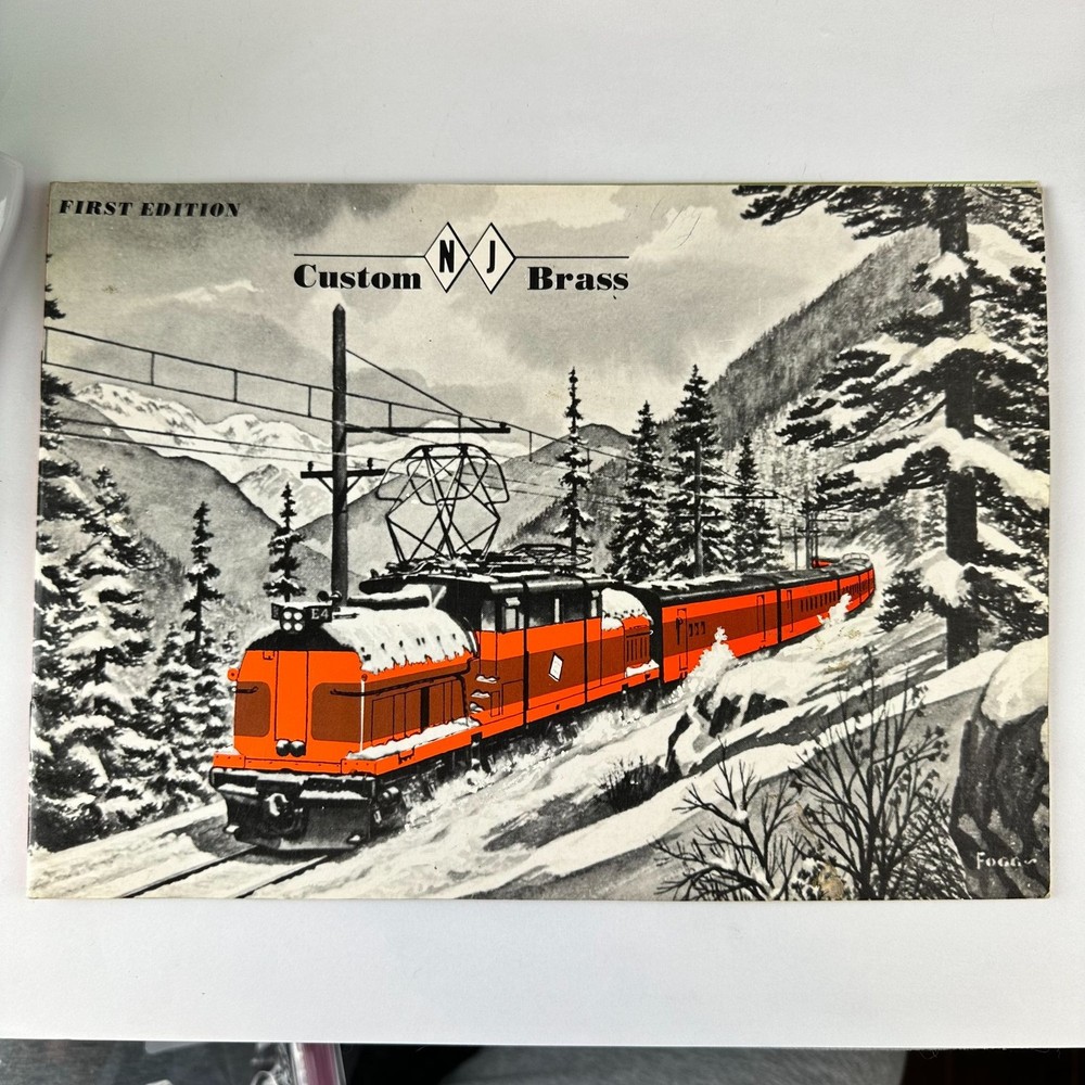 NJ Custom Brass First Edition Train Model Brochure