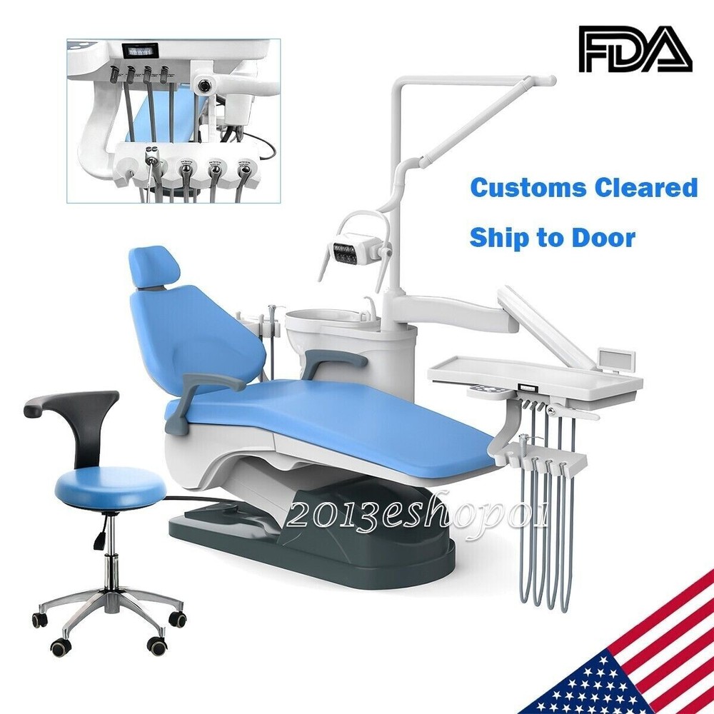 Dental Unit Chair Computer Controlled/Portable Dental Unit Compressor LED Lamp