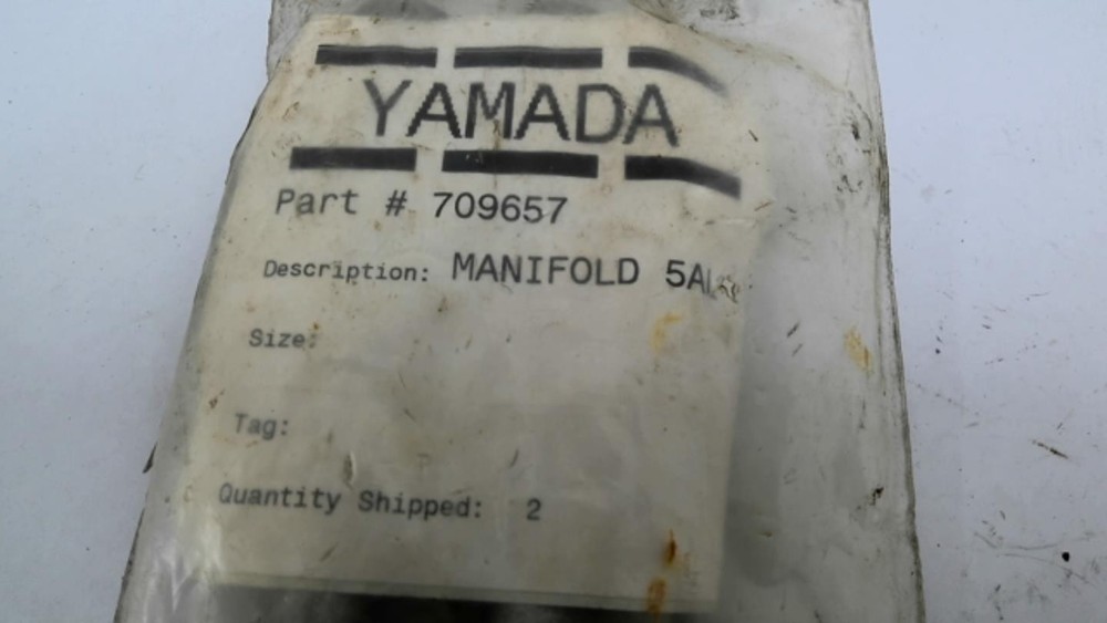 Yamada 709657 Manifold 5AL 2 per Pkg