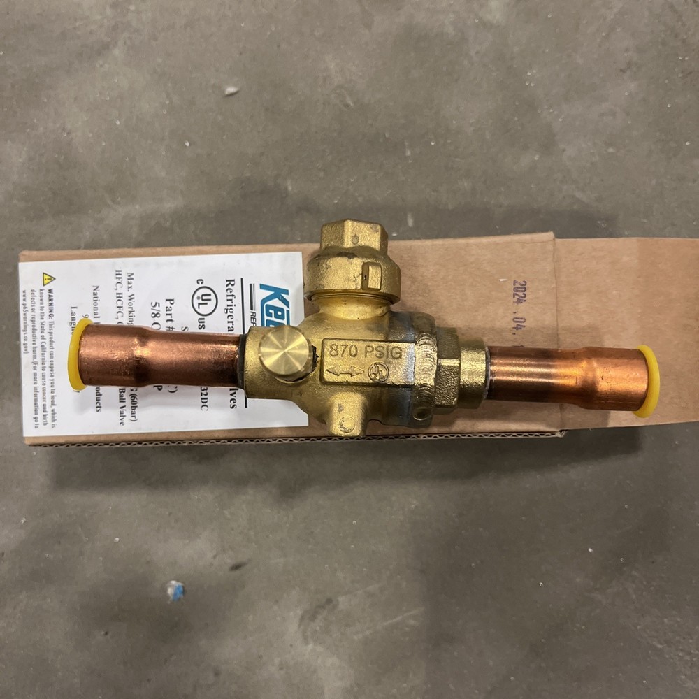 KEEPRITE 58BV(T) REFRIGERATION BALL VALVE WITH PRESSURE TAP