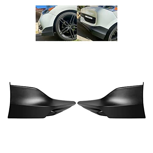 Front Bumper Spoiler Lip Splitter Underbody Compatible with 2016 Front-Black