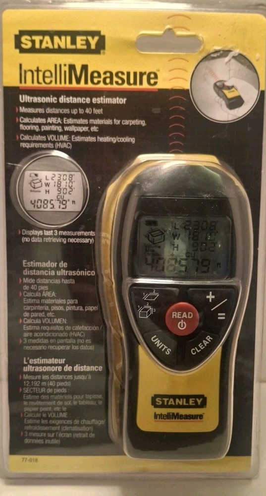 Stanley 77-018  Ultrasonic Distance Estimator Measuring Tool NOS