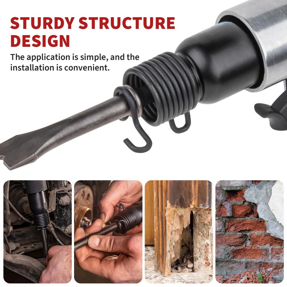 6 Pcs Air Hammer Chisel Spring Set Quick Release Retainers 150 190 250