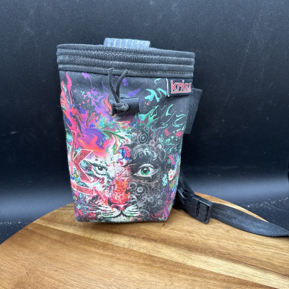 Krieg Chalk Bag Rock Climbing Boulder Gym Drawstring Pouch
