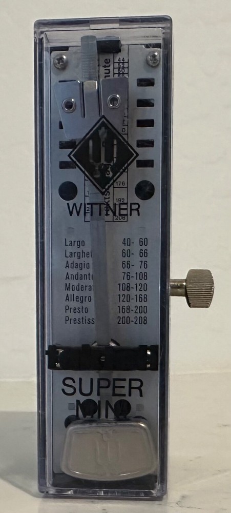 Wittner Analog Metronome Taktell Super Mini Black
