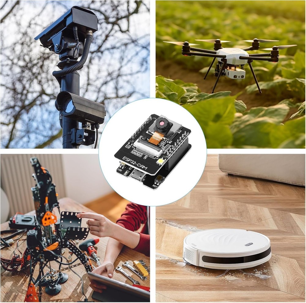 ESP32 CAM Development Board, ESP32-CAM MB WiFi/Bluetooth Development Board, D...