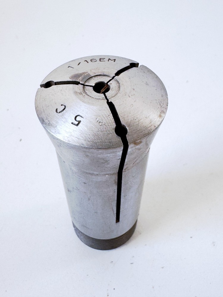 E1 5C Emergency Collet Internal & External Threads .182" Counter Bore