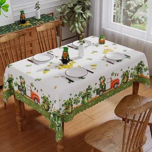 St Patricks Day Tablecloth Rectangle 52x70 Inch, 70" x 52" (Rectangular)