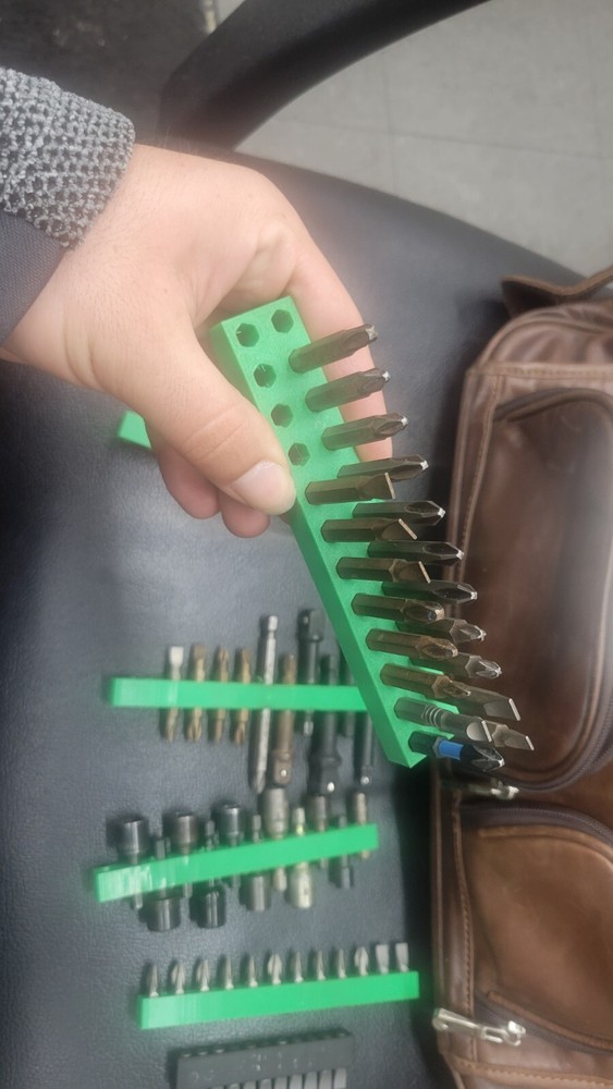 Tool Bit Organizer For 1/4" HEX BITS