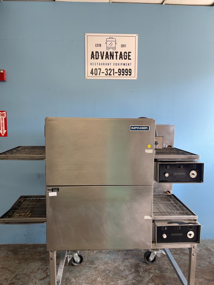 Lincoln Impinger Conveyor Pizza Oven Double Stack -Model 1132 Electric 3 phase