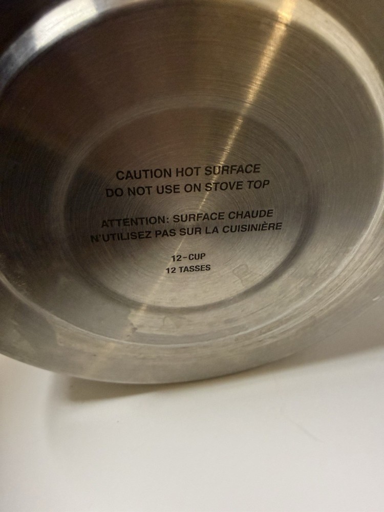 Cuisinart DCC-3400 12 Cup Programmable Thermal Coffeemaker Stainless Steel