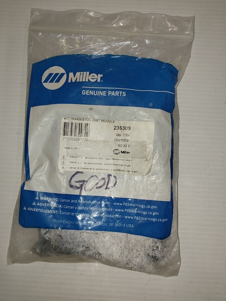 MILLER TRANSISTOR IGBT MODULE KIT.  235309