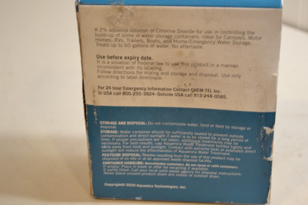 Aquamira Drops w/ Droppers 67204