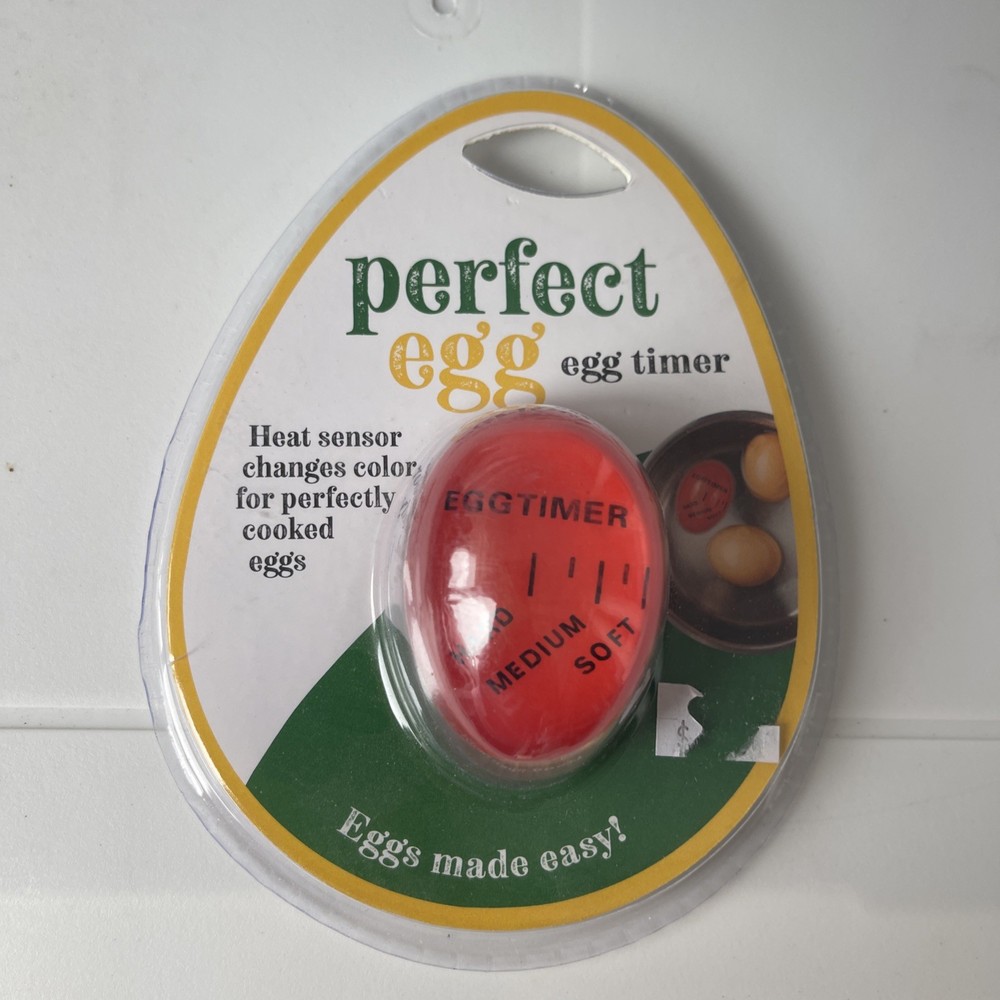 HIC Perfect Egg Timer Heat Sensitive Color Indicator for Easy Soft Medium Hard
