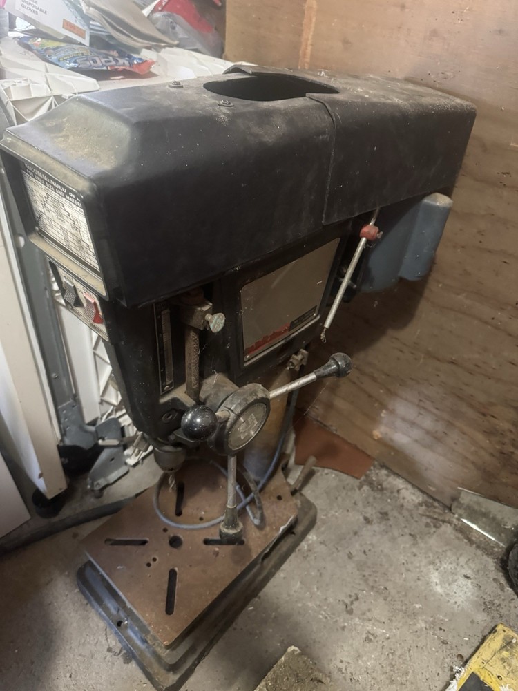 Bench Drill Press Electric Manual Control Metalworking Industrial
