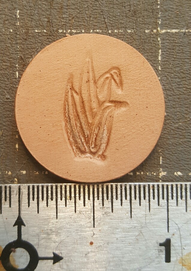 Vintage Baron Leather Stamping Tool ~ 224 Grass