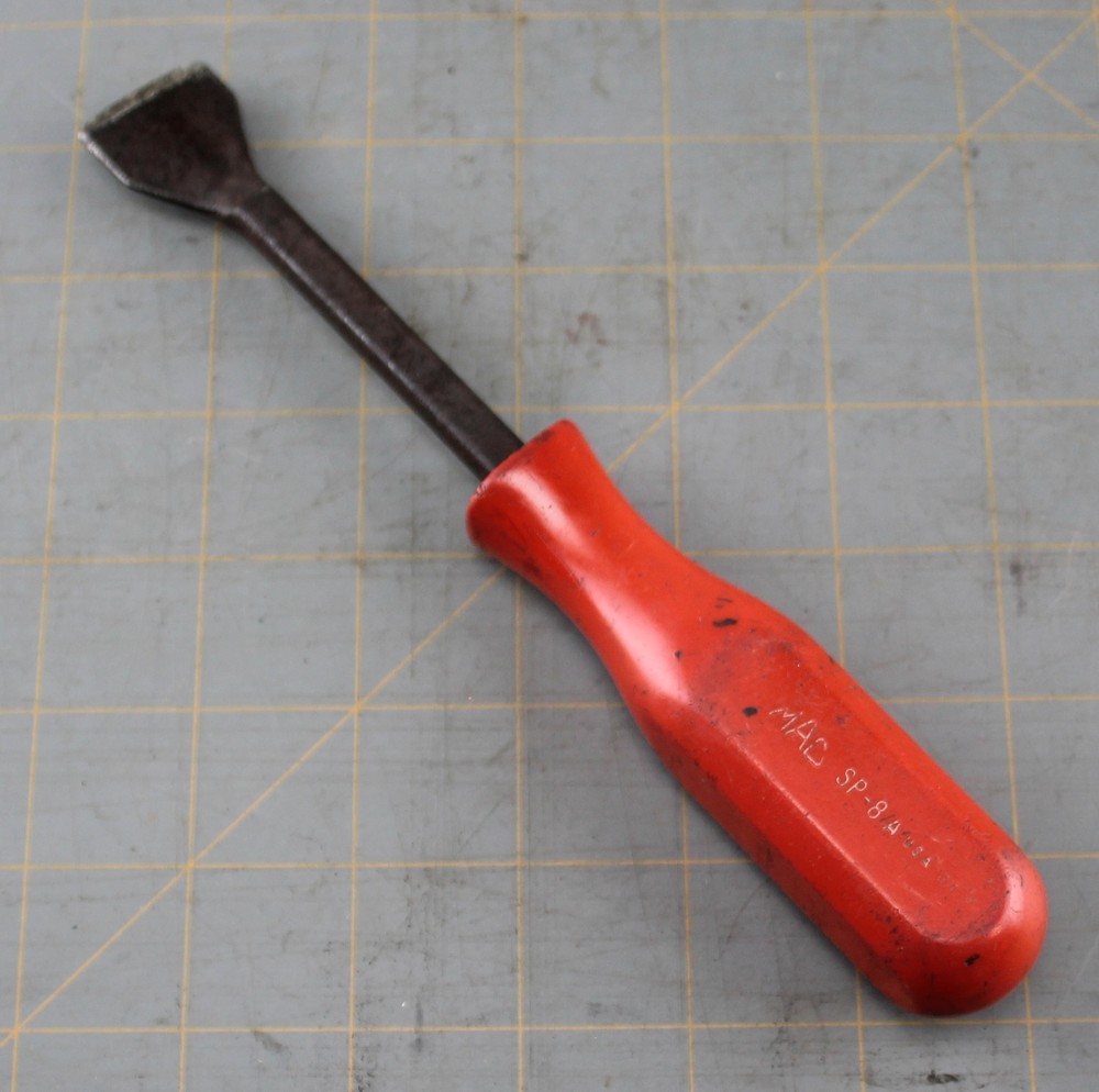 Mac Tools Gasket Carbon Scraper Set RED Hard Handle SP8A