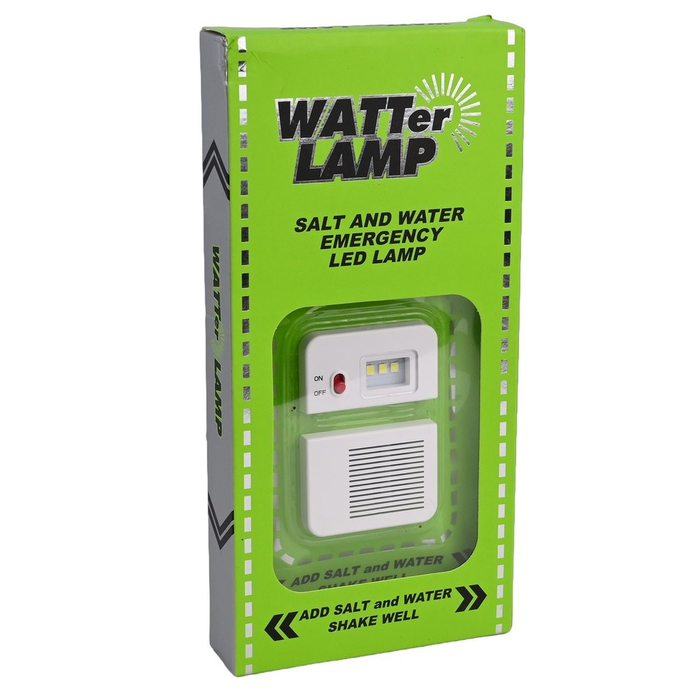 Versatile Salt Water LED Lamp for Camping and Educational Activities