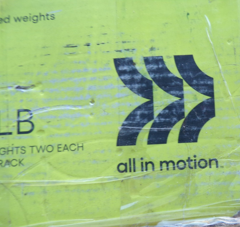 ALL IN MOTION BASIC WEIGHT SET IRON DUMBBELLS 3, 5, & 8 LB @hS