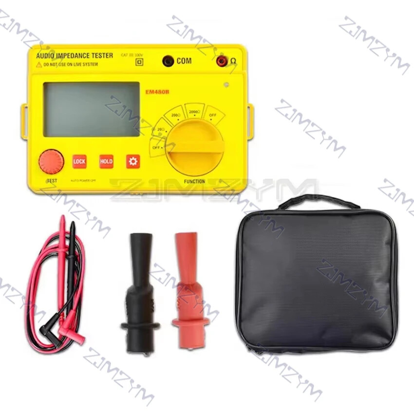 EM480B Digital Audio Impedance Tester Measuring range 20Ω/200Ω/2000Ω