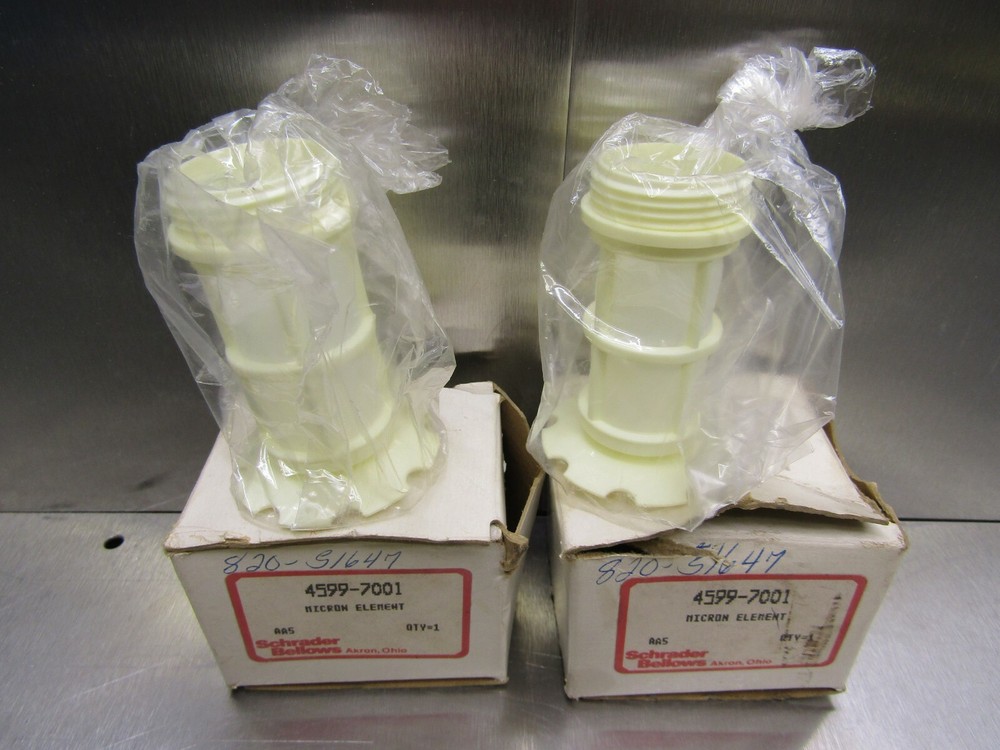Schrader Bellows 4599-7001 Element Lot of 2!