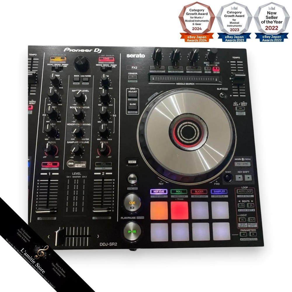 Pioneer DDJ-SR2 Serato Controller Performance DJ 2-Channel 2ch DDJSR2 Black Deck