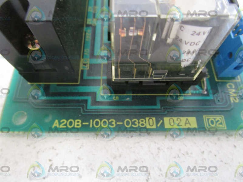 FANUC CIRCUIT BOARD A20B-1003-0380/02A UNMP