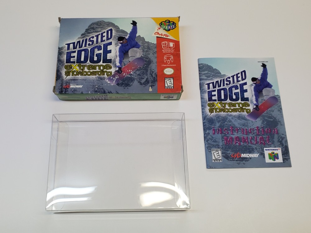 Twisted Edge Original Authentic N64 Nintendo 64 Box & Manual Only ***