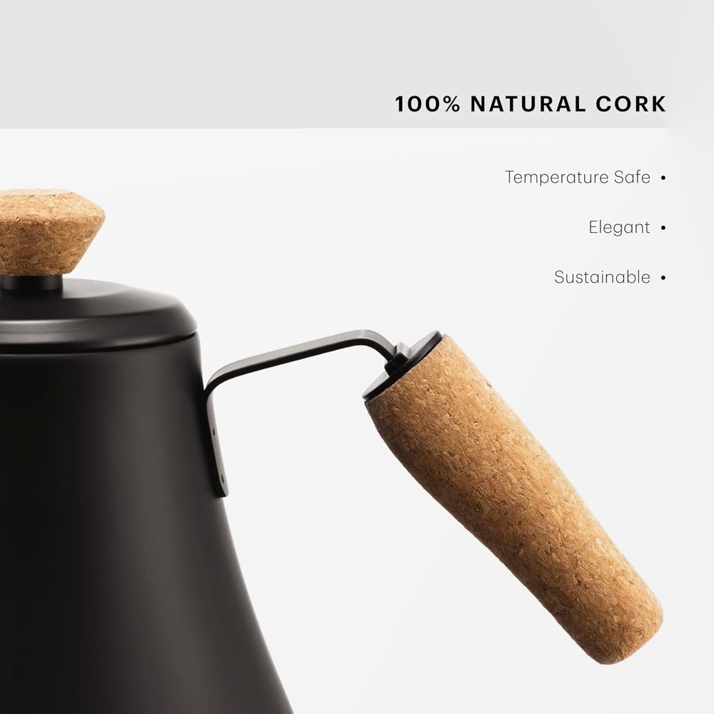 Electric Gooseneck Kettle for Coffee & Tea - 27oz