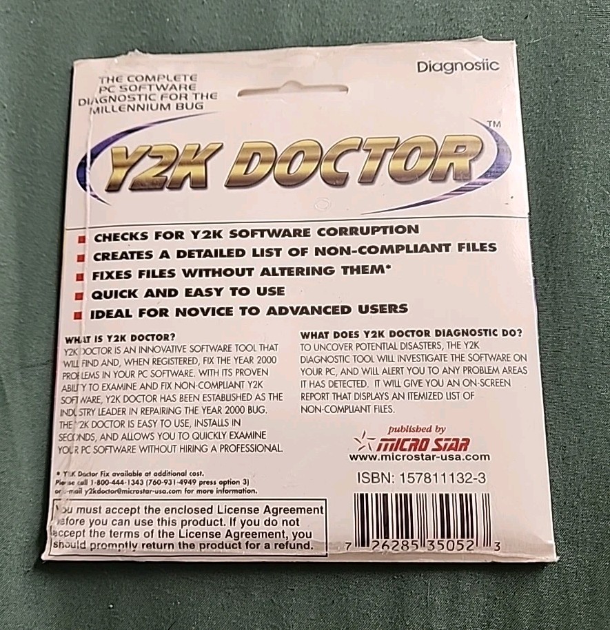 Microstar Y2k Doctor 3 1/2" Disk