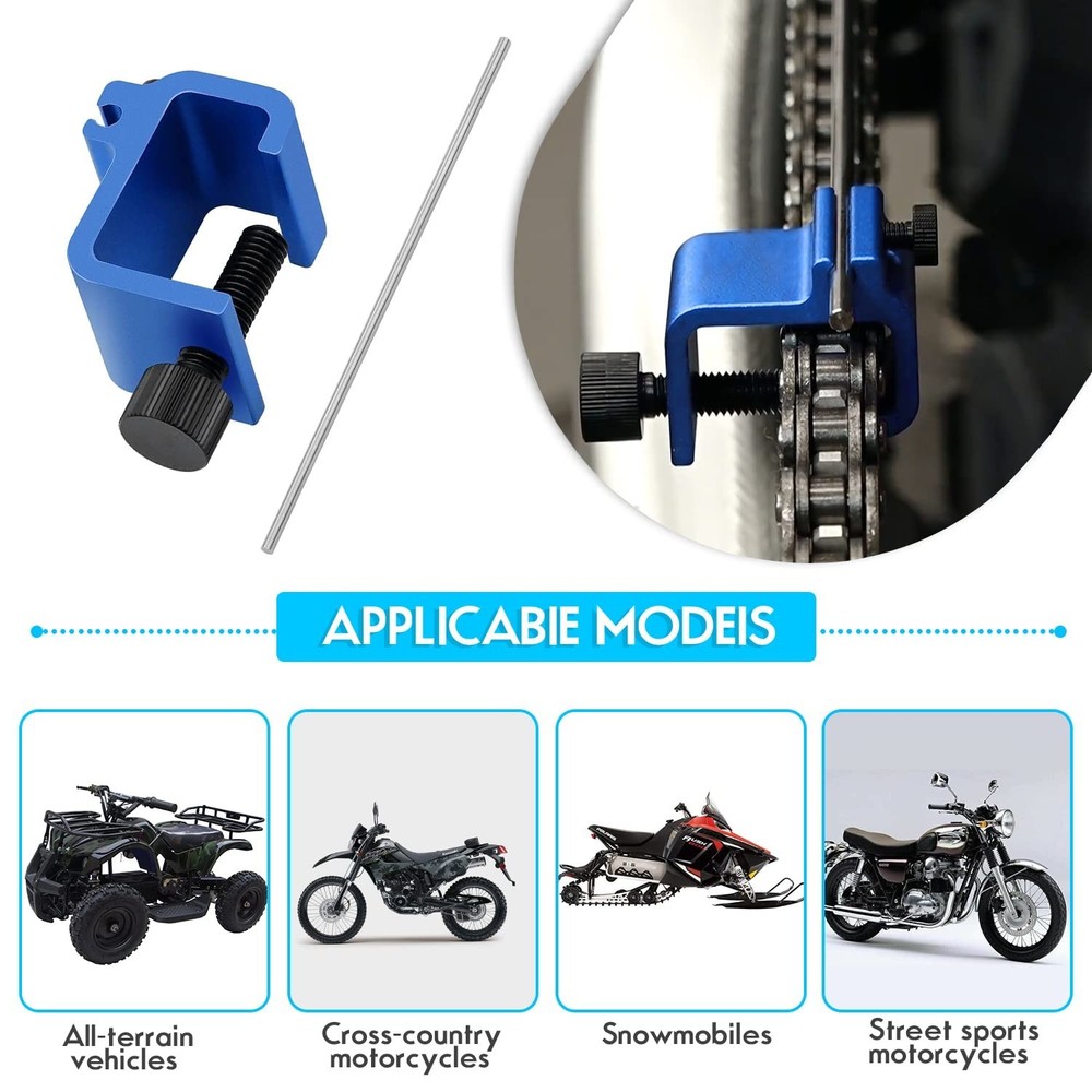 Chain Alignment Tool Suitable for Motorcycles and ATVs, Quick Accurate Alignm...