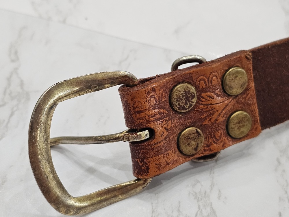 Antique Vintage Western Gun Ammunition Leather Belt Design Pattern