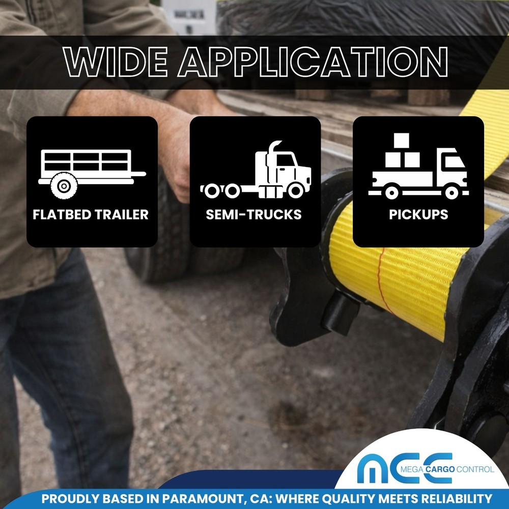 4" Low-Profile Combination Winch Bracket - Low Profile Securement System for Tie